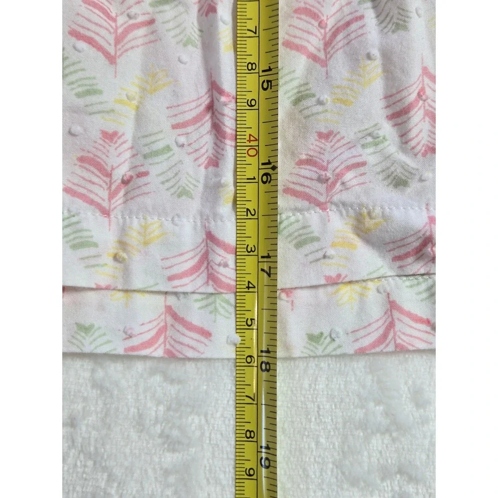 Hanna Andersson Girls Hooded Cotton Swiss Dot Palm Leaf Cover Up Dress Sz 100 3t